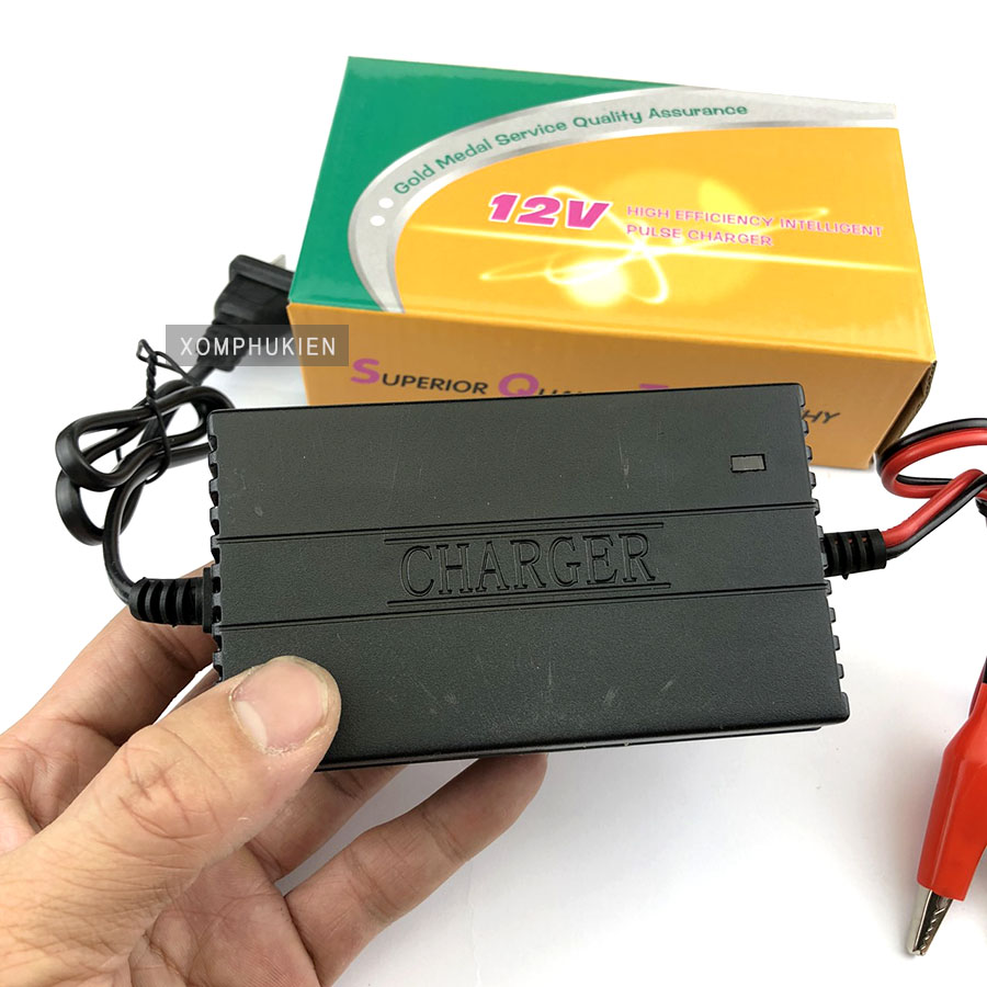 [HCM]Sạc Ắc Quy 12V 1.5A Cho Xe Máy