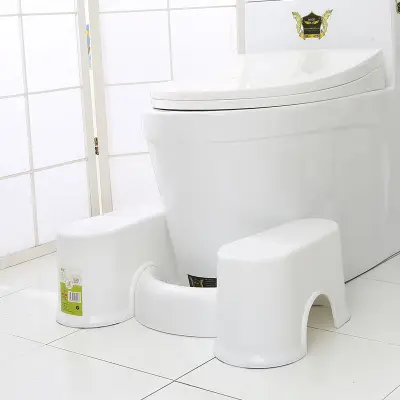 Thickened detachable plastic toilet mat stool toilet stool squatting pit foot stool bathroom stool toilet squatting pit stool squatting stool 9R8V