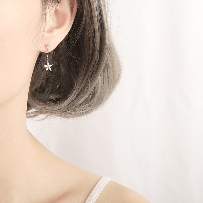 Khuyên tai bạc Ý 925 Hàn Quốc