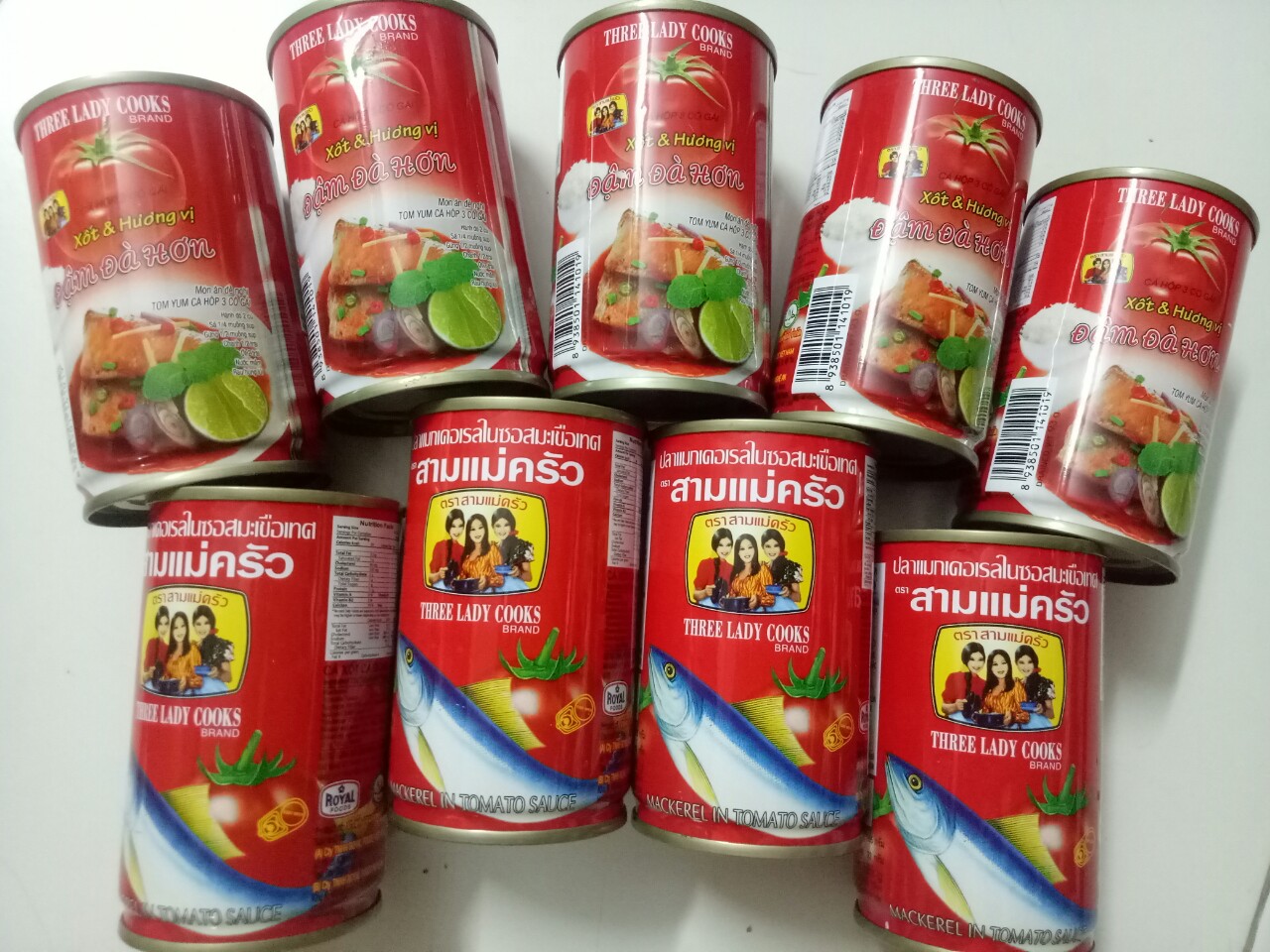 Cá nục xốt cà 3 Cô Gái hộp 155g ( combo 10 hộp )