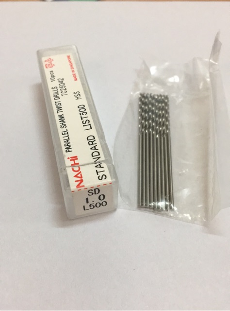mũi khoan nachi 1mm đến 1.9mm 1 mũi
