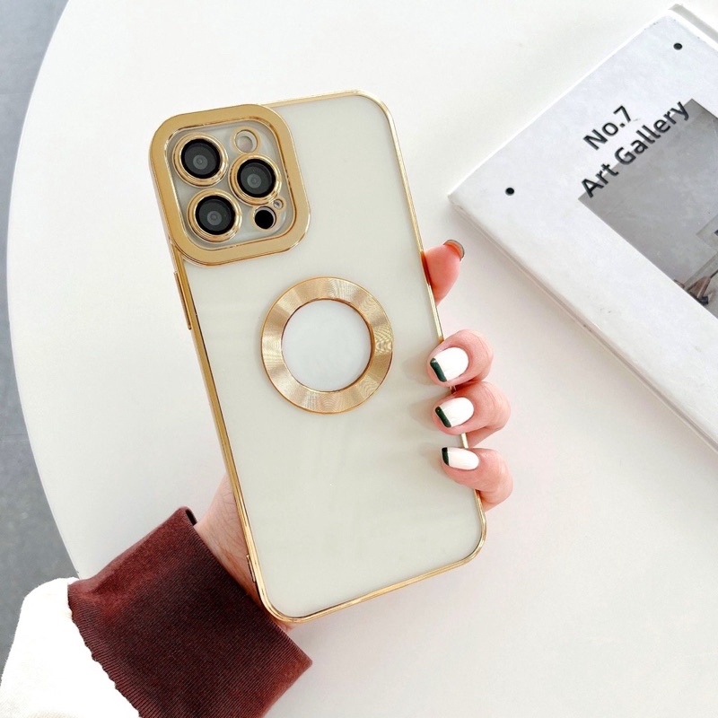 Ốp Lưng Iphone Hở Táo - Bảo Vệ Cam - Xi Viền Cực Đẹp
