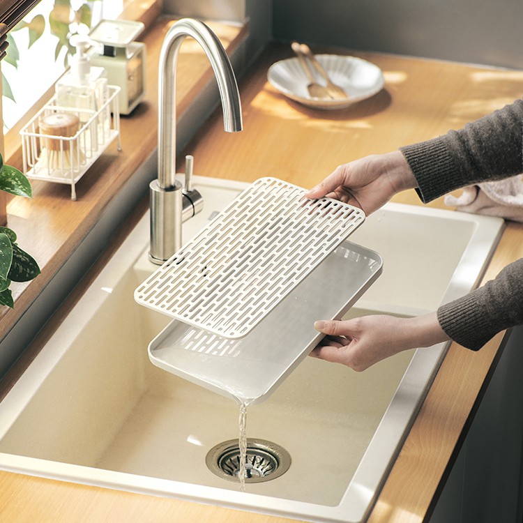 Khay nhựa thoát nước đa năng dùng để úp ly chén