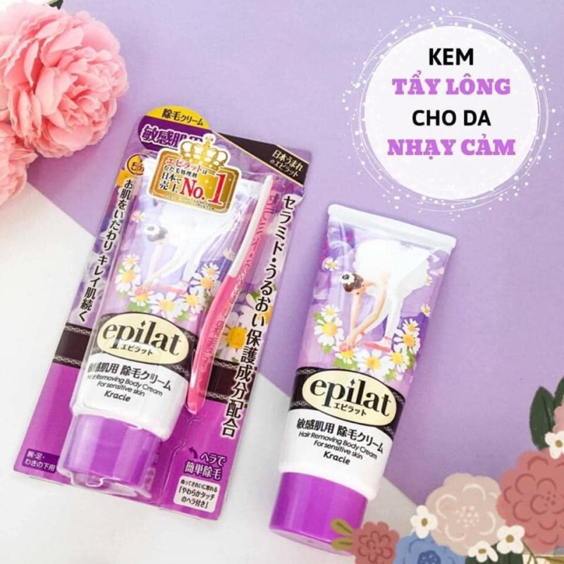 KEM TẨY LÔNG Epilat Kracie 150g nội địa Nhật