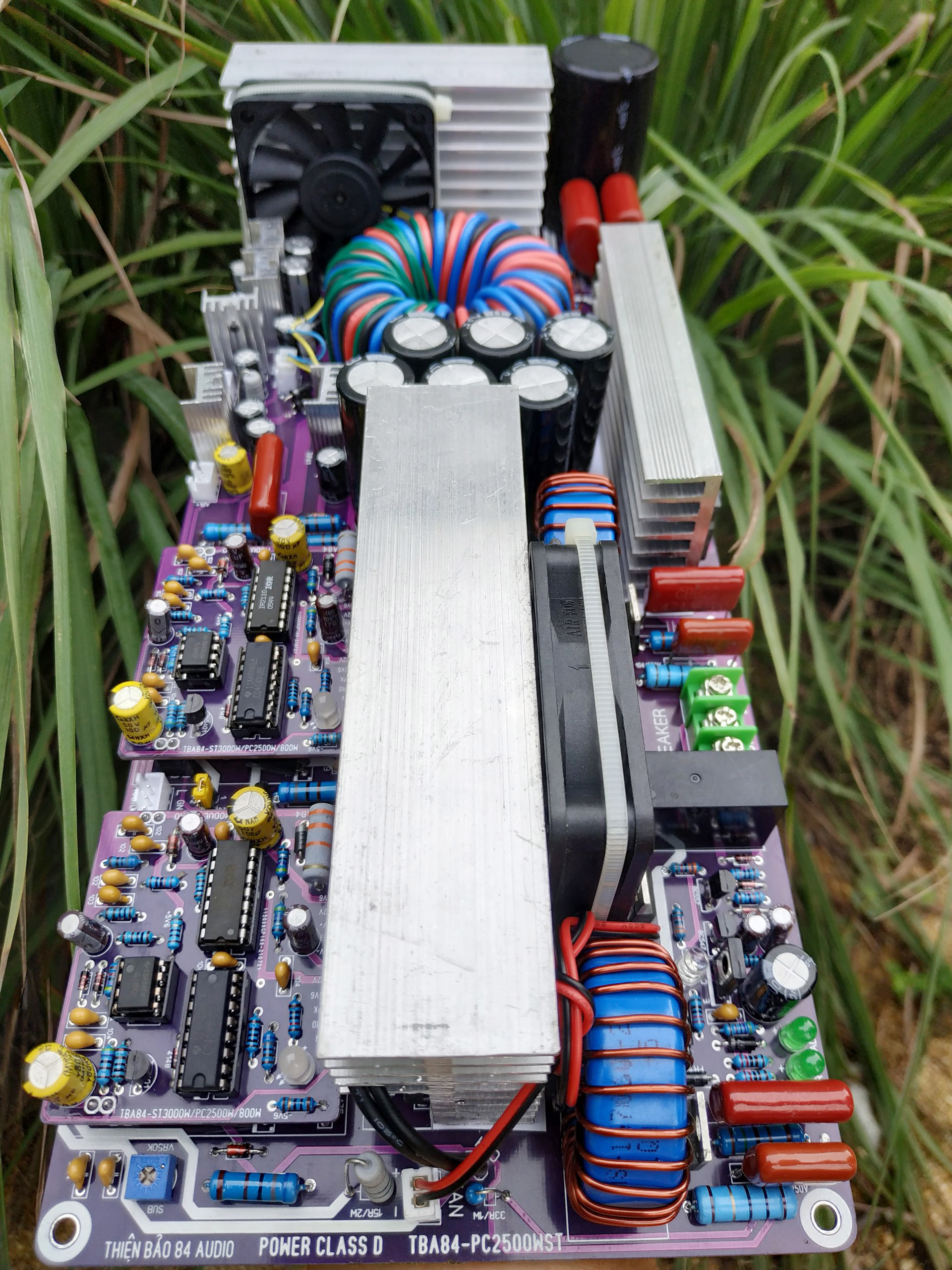 Mạch Công Suất Class D 2 kênh Liền Nguồn 220V