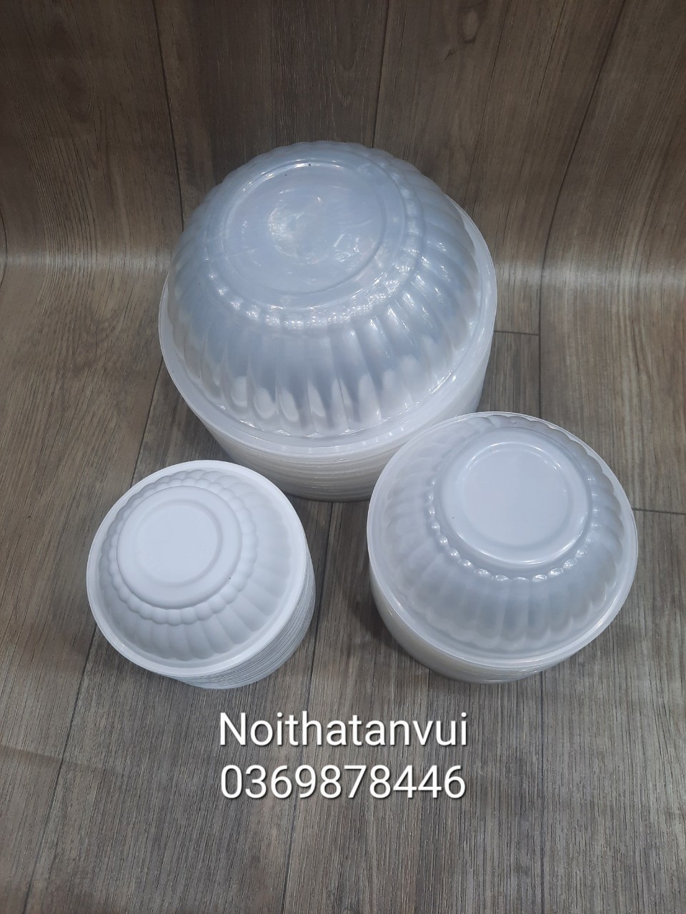 Tô chén nhựa xài 1 lân sét 10 cái