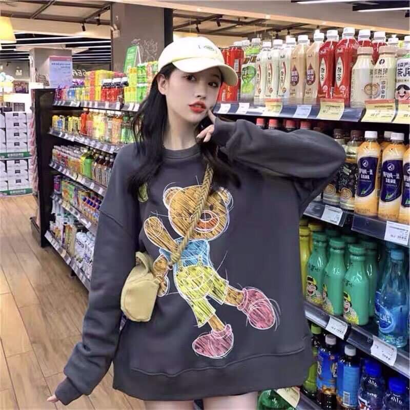 ÁO NỈ GẤU NÉM BÓNG SIÊU ĐẸP