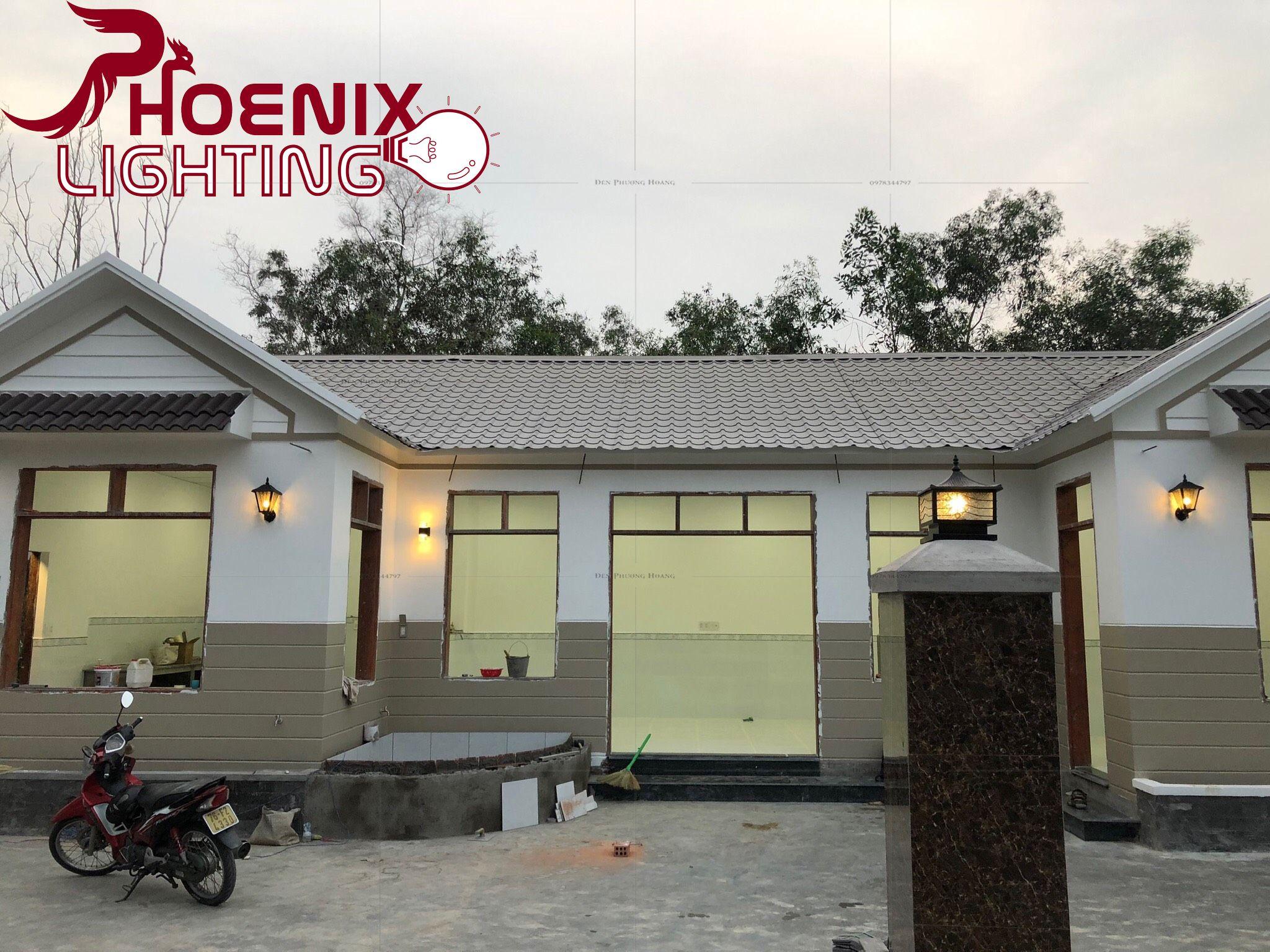 Đèn trụ cổng Nhôm Đúc D200 PH6055