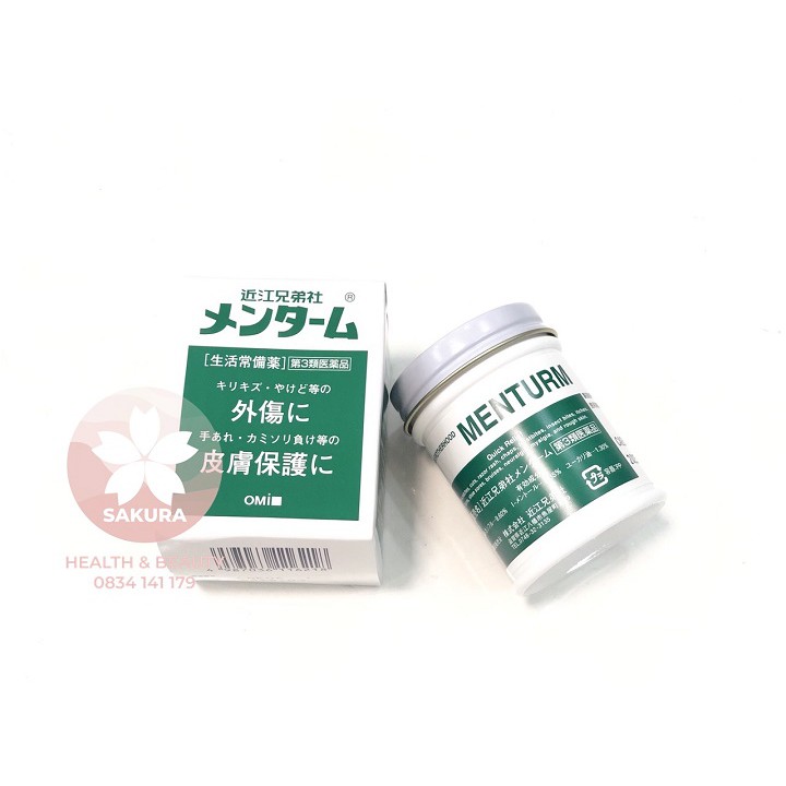 [HCM]Dầu Cù Là Menturm Omi Nội Địa Nhật 85G