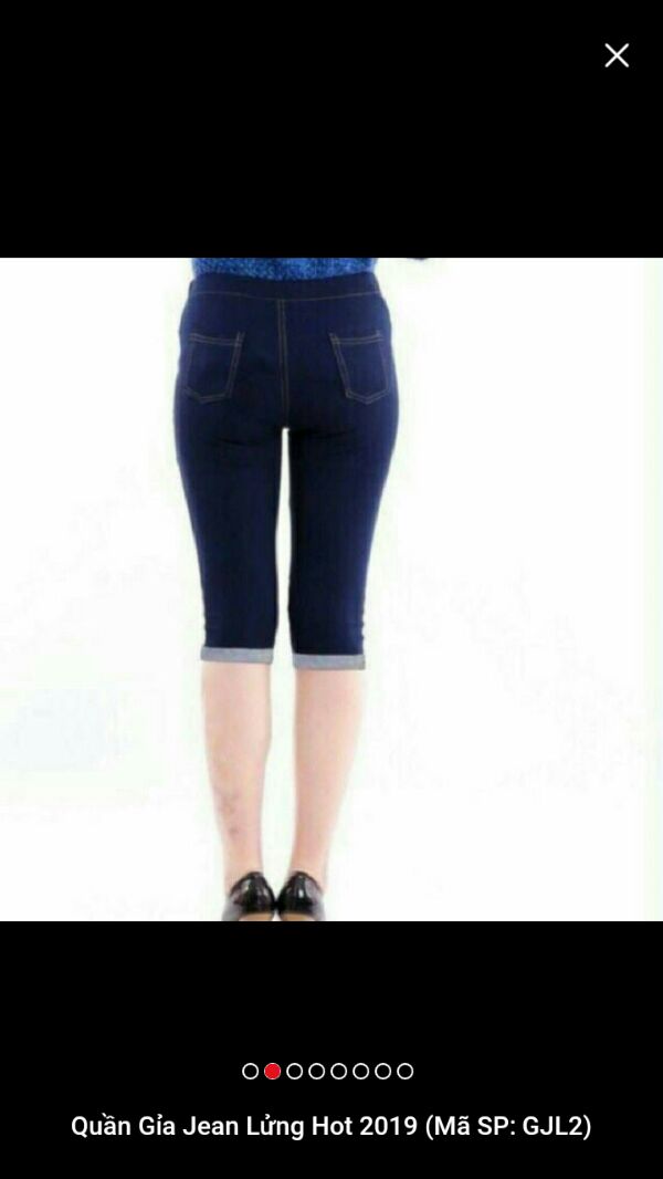 Quần ngố giả jeans nữ đẹp - 579