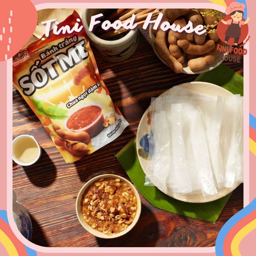 Abi snack bánh tráng sốt me