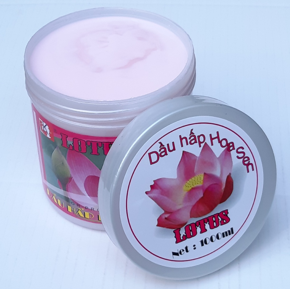 Kem hấp dầu ủ tóc hoa sen lotus 1000ml