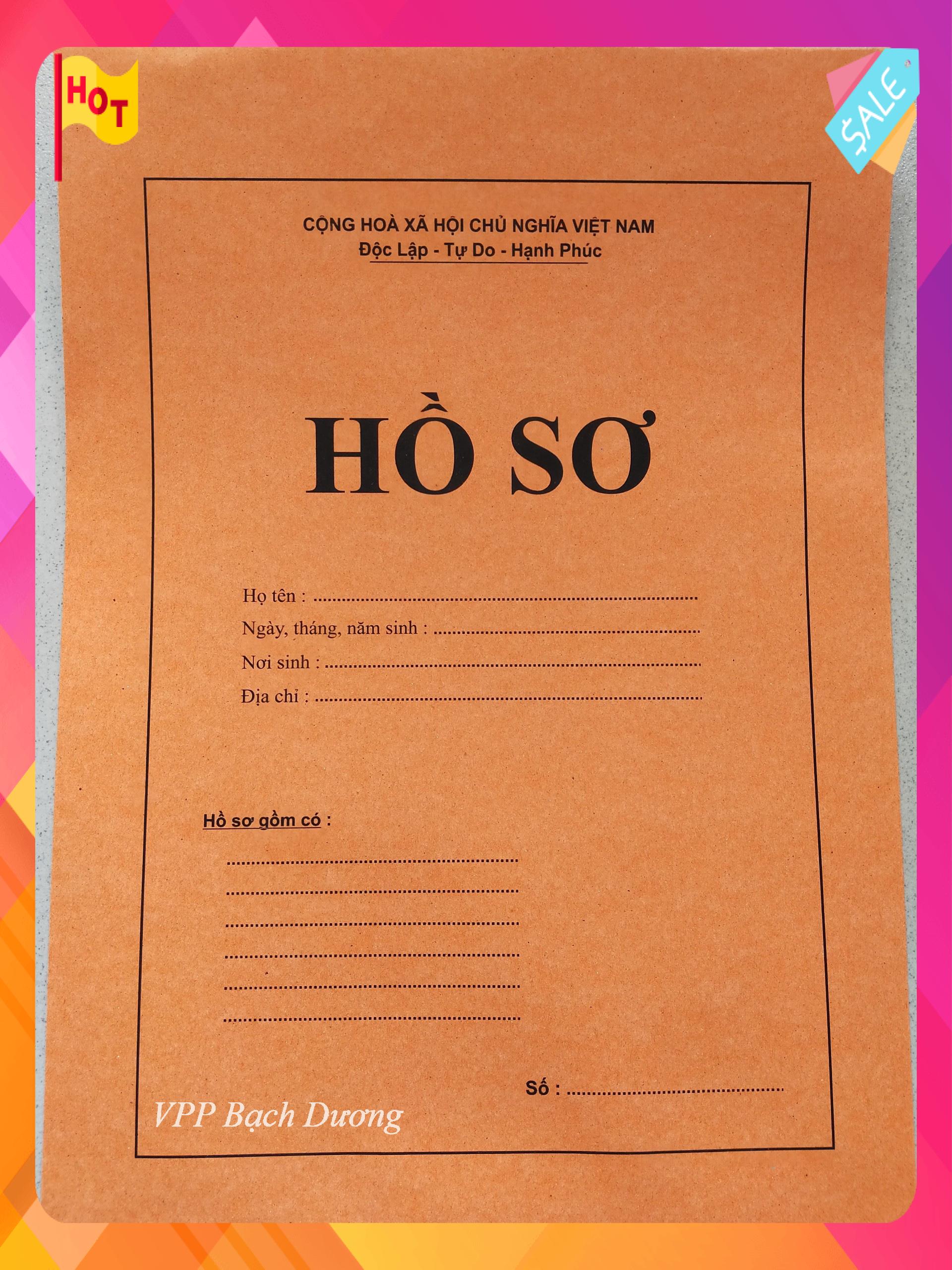 Bao Hồ Sơ A4 Vàng- 100 cái/xấp