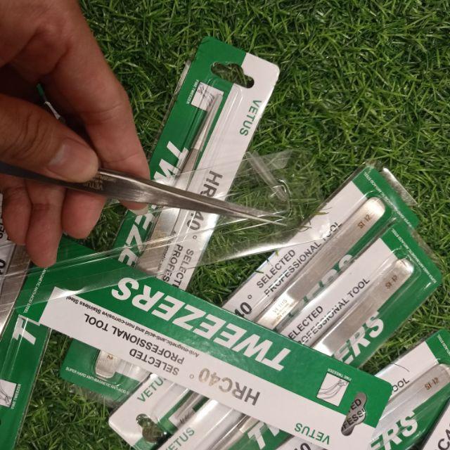 Set 10 Cây Nhíp Nhặt Lông Yến Vetus Cao Cấp Inox Toàn Phần