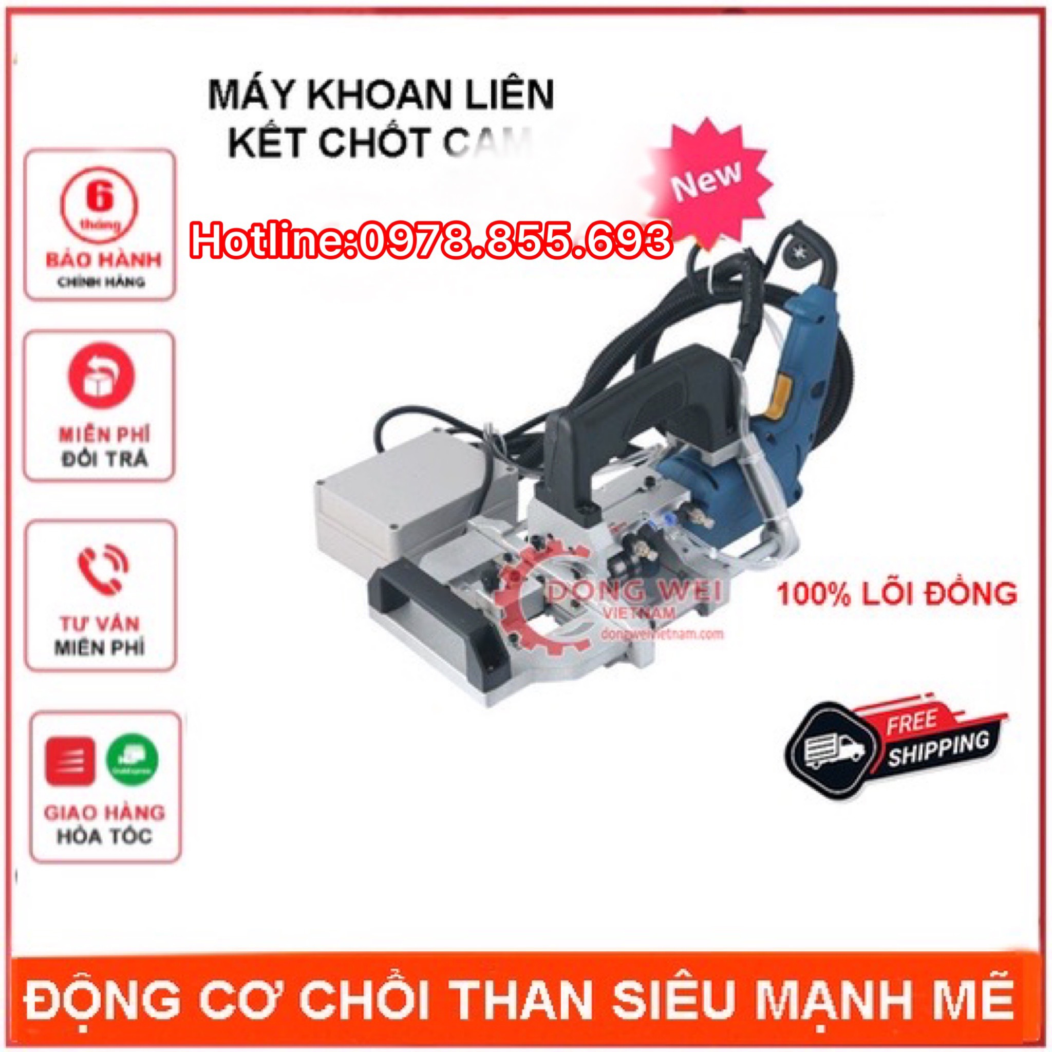 máy khoan chốt cam