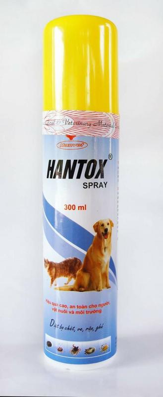 300ml Thuốc xịt ve rận chó mèo Hantox 300 ml