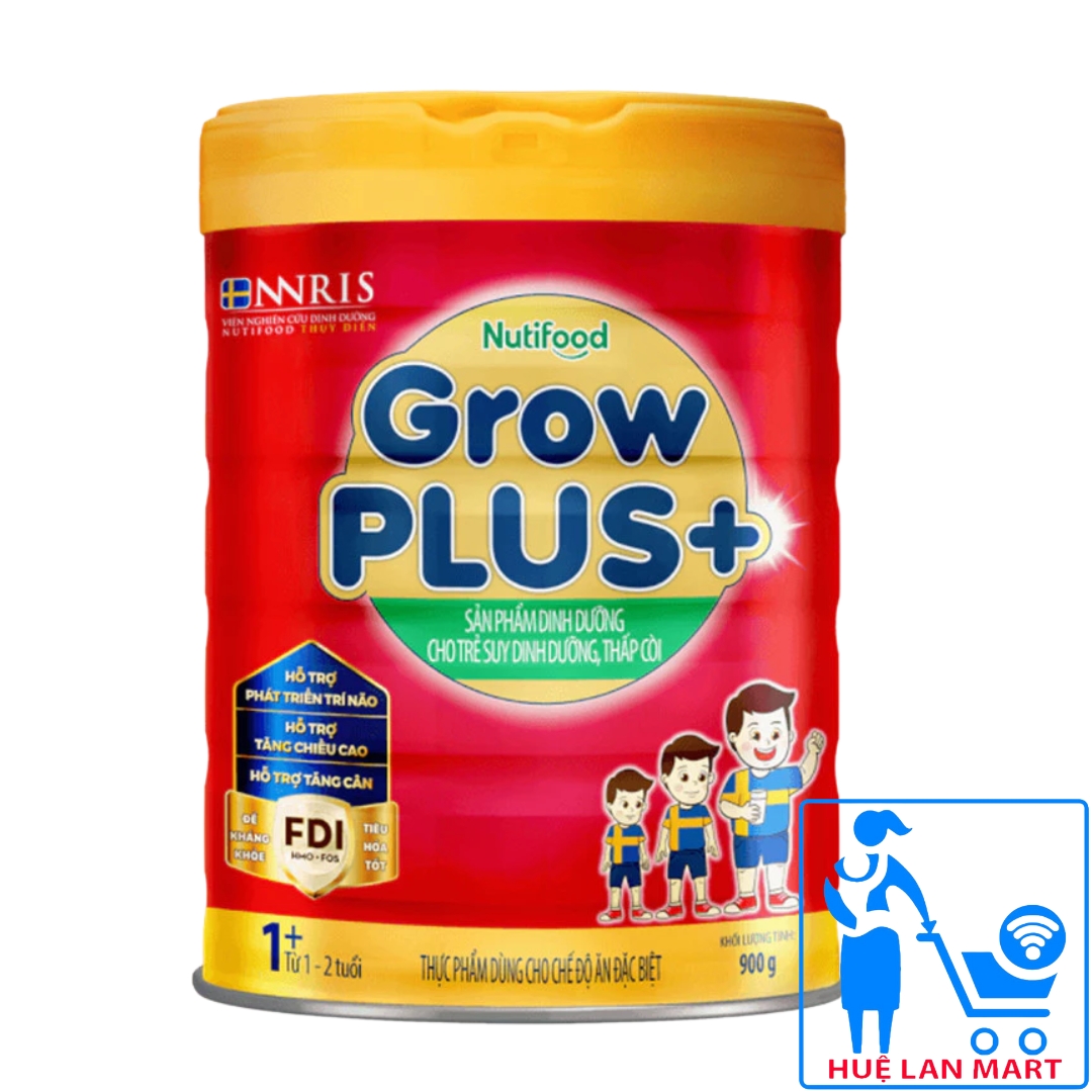 SỮA BỘT NUTIFOOD GROW PLUS+ ĐỎ 1+ HỘP 900G