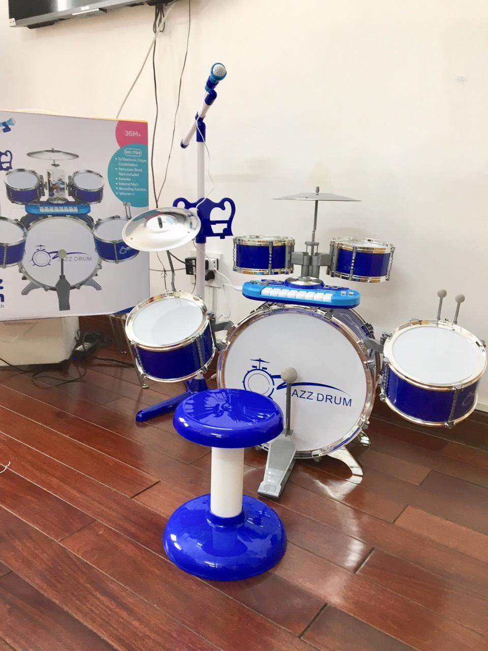 Bộ trống Jazz Drum 10 chi tiết cho Bé
