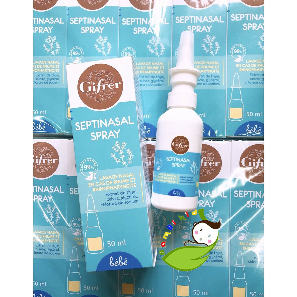 [HCM]Xịt muối kháng viêm Septinasal Spray Gifrer