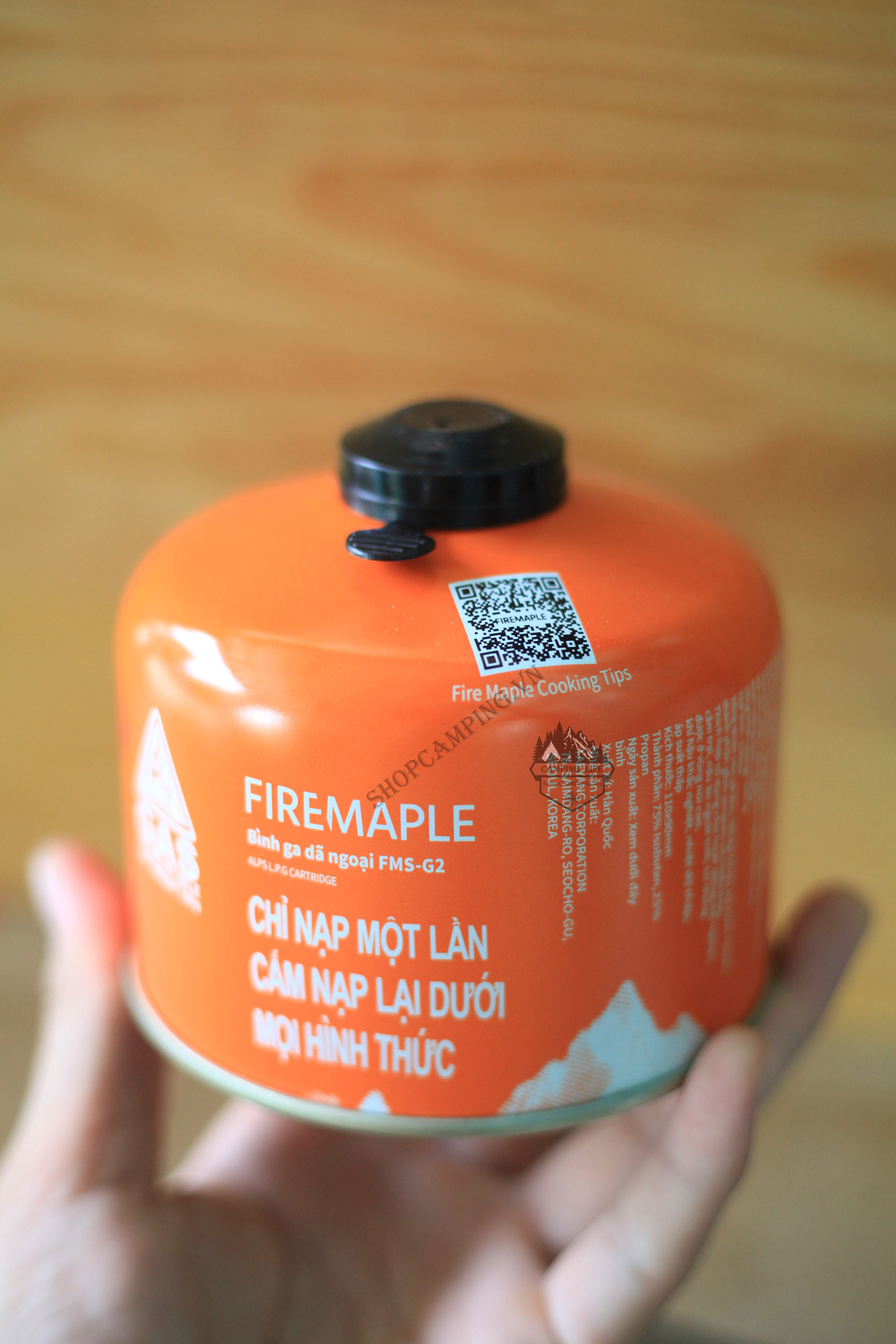 Bình gas dã ngoại fire maple fms-2 203g