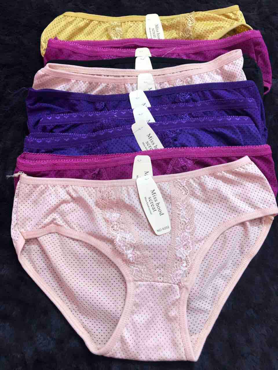 Combo 10 quần lót nữ Thông hơi phối ren (VN.6202)