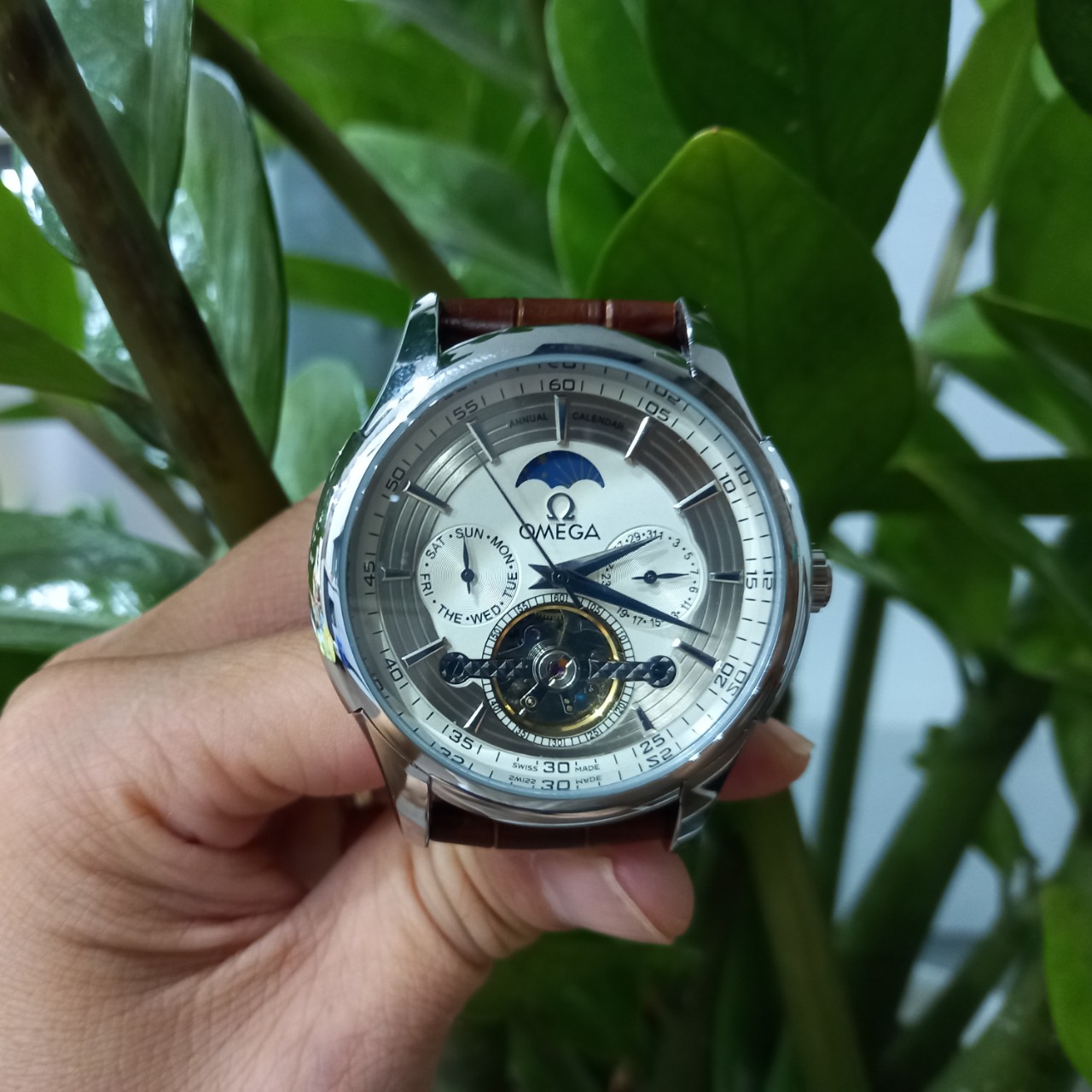 Đồng hồ nam OMG máy cơ cao cấp - Mặt tròn 42mm - [Bảo hành 24 tháng]