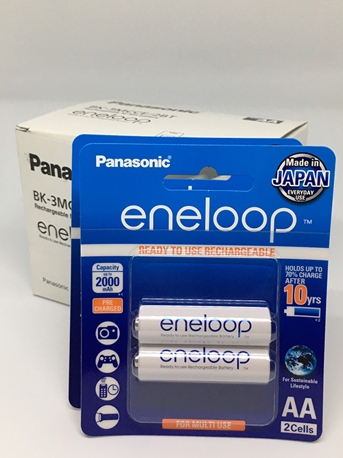 VỈ 2 PIN SẠC ENELOOP AA 2000MAH MADE IN JAPAN