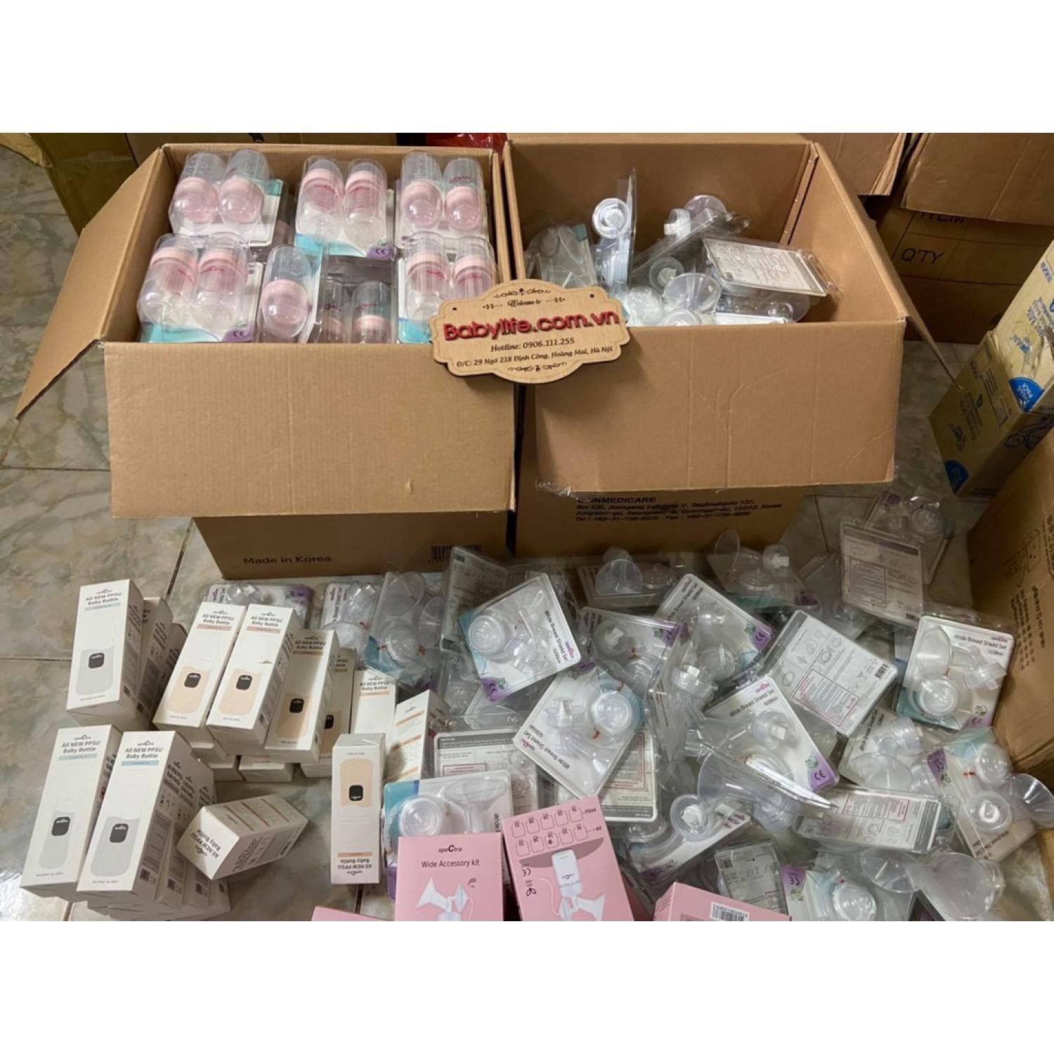 Phụ Kiện Thay Thế Máy Hút Sữa Spectra - Full Bộ