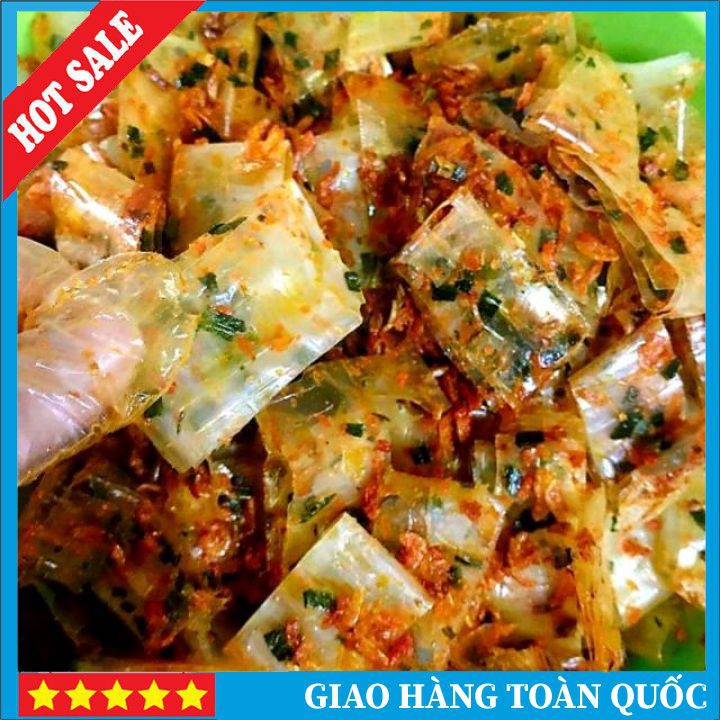 Bánh Tráng Dẻo Cuốn Hành Phi Chay Giòn Giòn Thơm Nức Mũi Bịch 50g Mua 10 Bịch