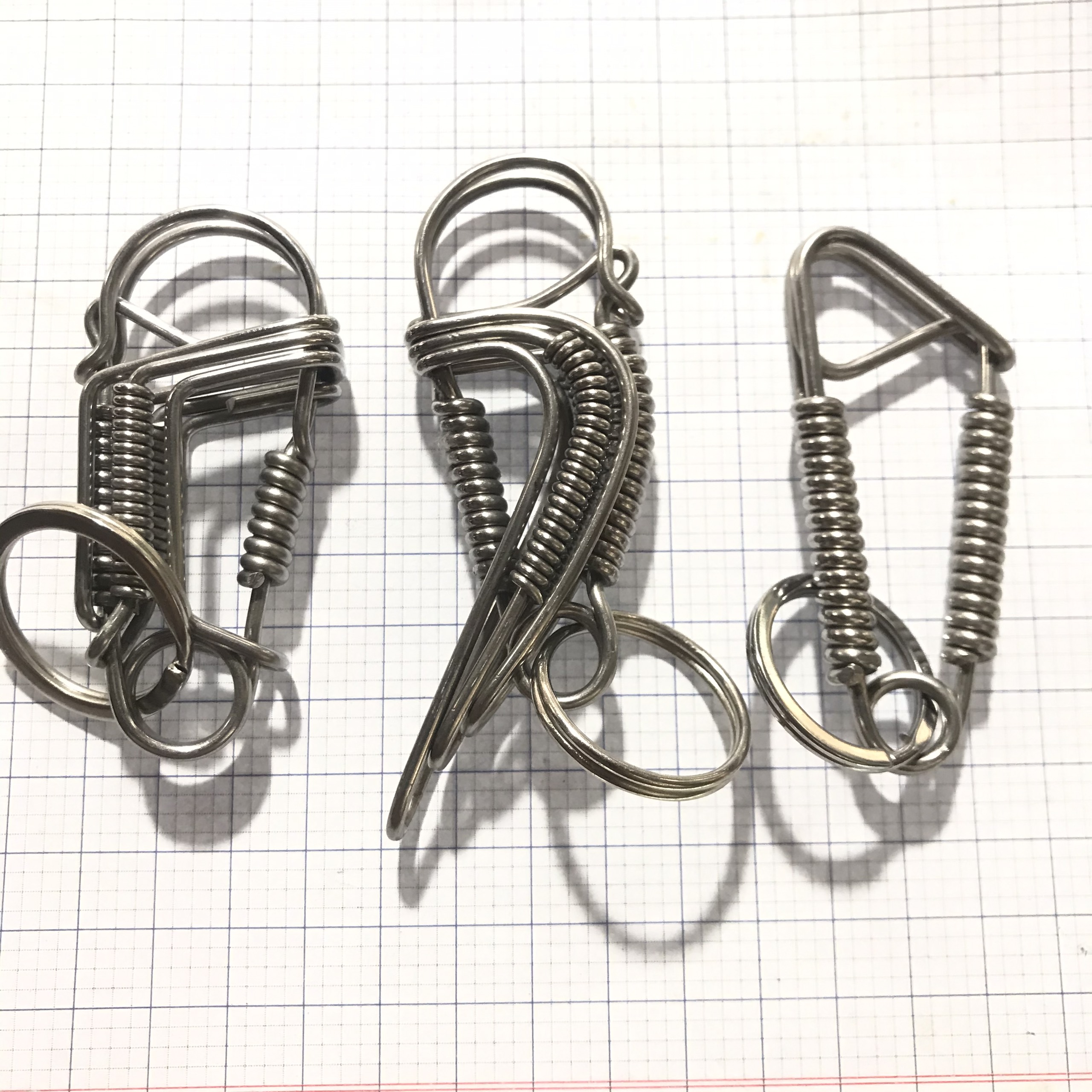 Móc khóa Inox 304 uốn kiểu