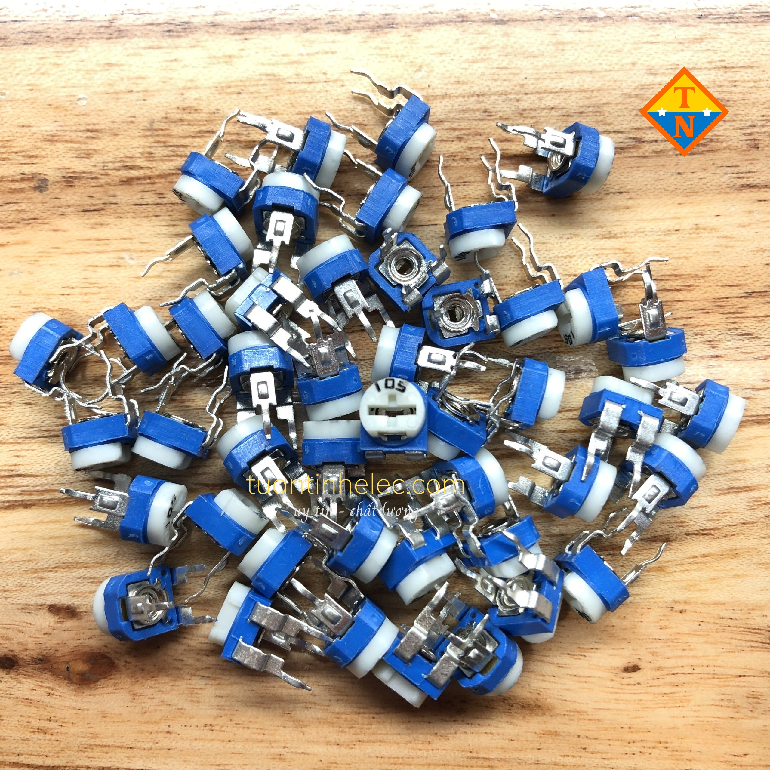 Combo 5 Biến trở Tam Giác RM065 (Biến Trở Cúc Áo) 103-105 (10K - 1M)