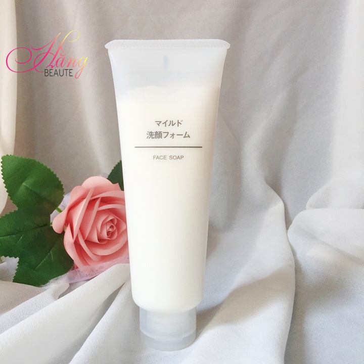 Sữa rửa mặt Muji Face Soap Moisture Nhật bản