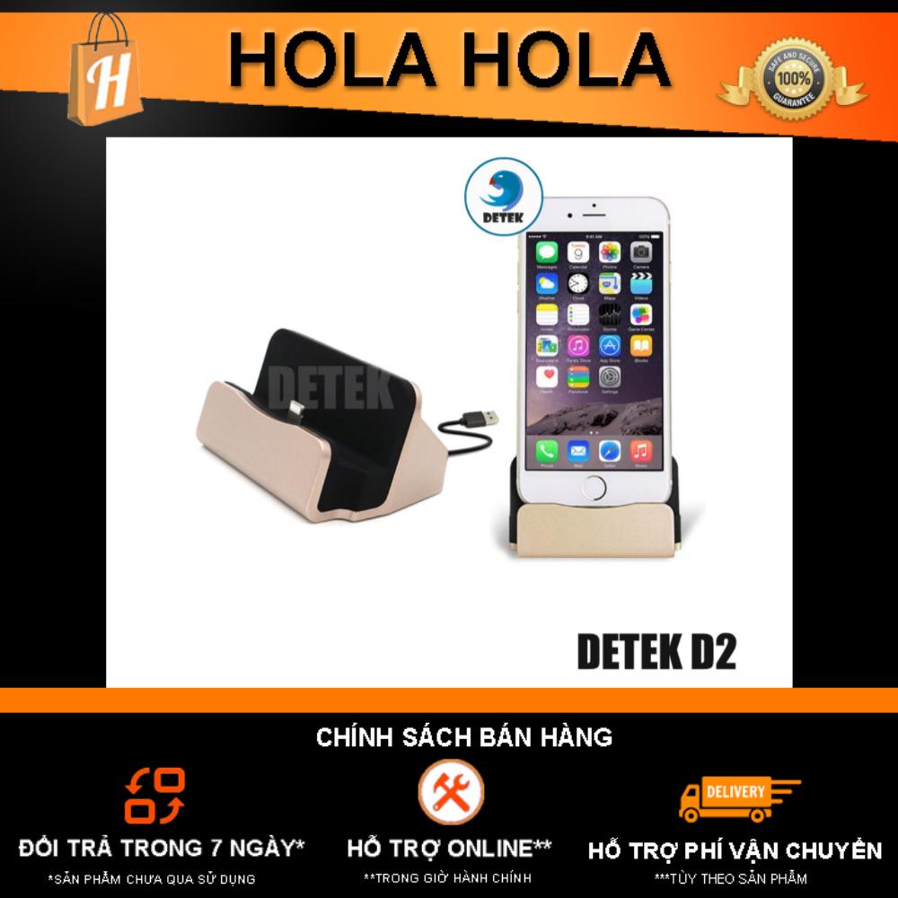 Dock sạc cổng Lightning dành cho iPhone Detek D2