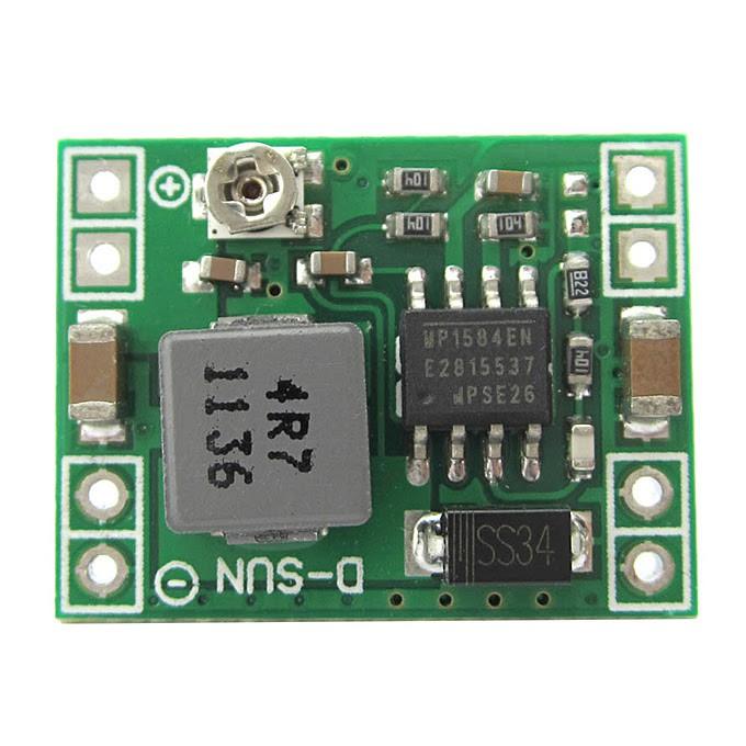 Mạch nguồn hạ áp mini 3a buck dc mp1584 - module nguồn có điều chỉnh áp
