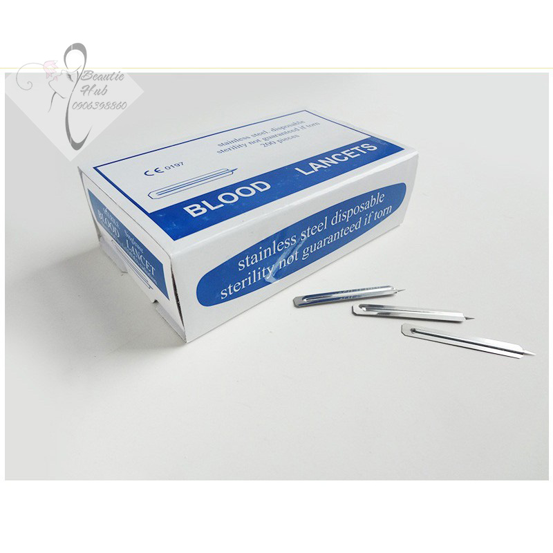[HCM](Hộp 200 cây) Kim chích mụn Blood Lancets