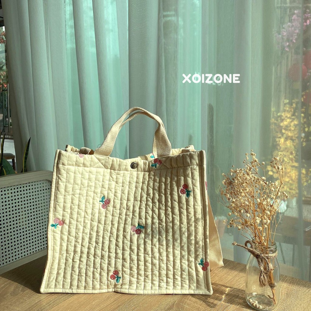 Túi Bỉm Sữa Thêu Hadoo Handmade Hàn Quốc (Có Sẵn)