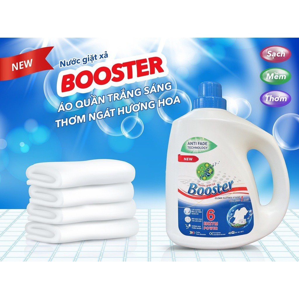 NƯỚC GIẶT BOSSTER 6 trong 1 can 3.7kg