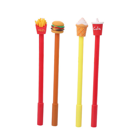Combo 4 bút bi nước đồ ăn nhanh cute