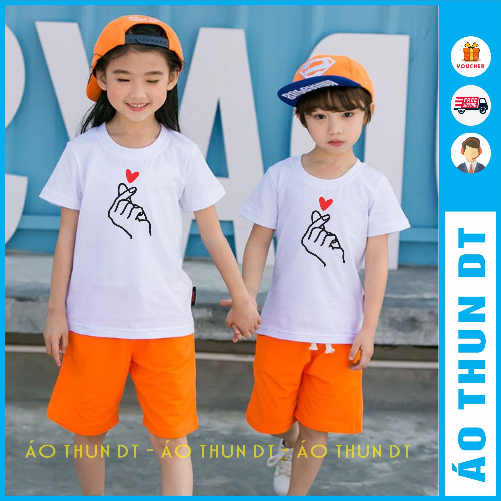 Áo thun đôi, áo cặp 35K/ Cái