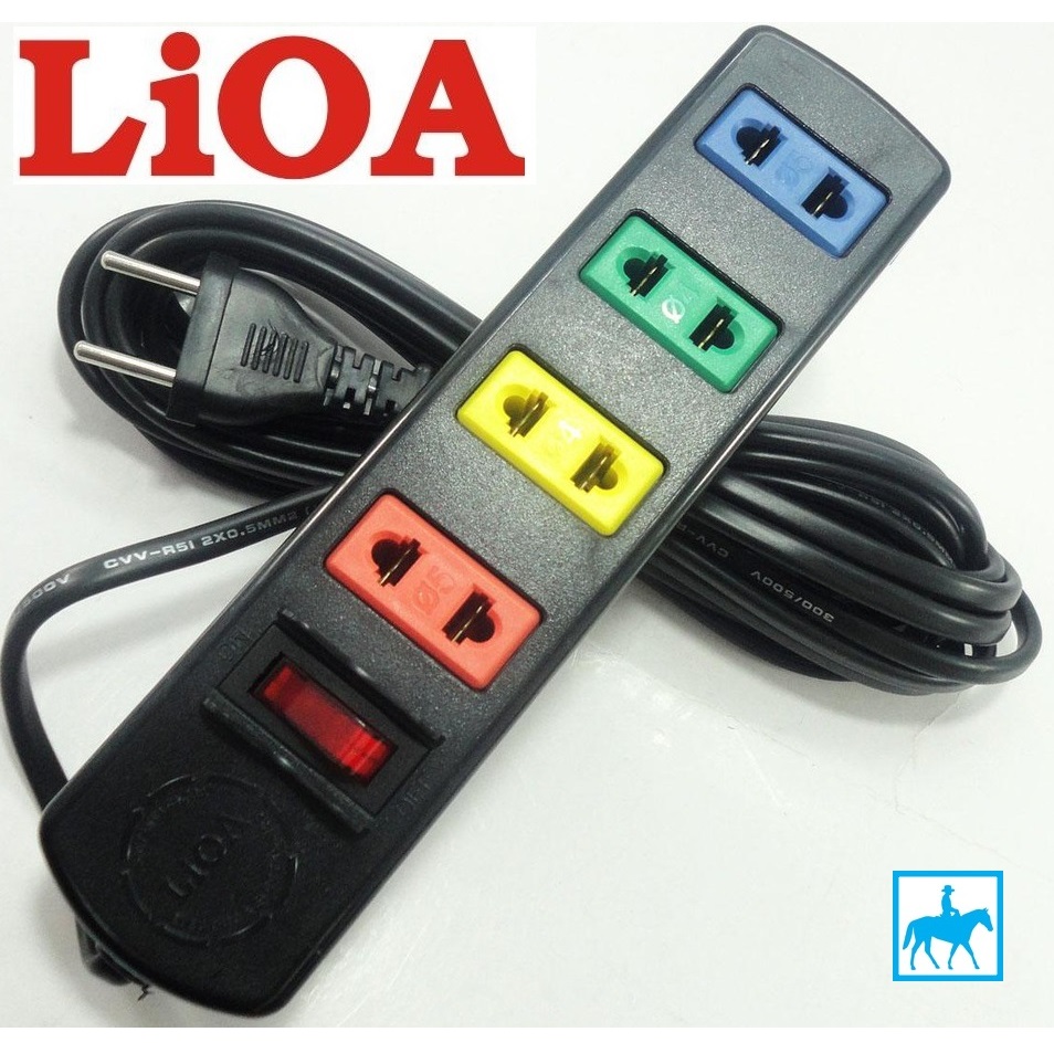 Ổ cắm điện lioa 6 lổ đa năng 3d3s32 3 mét