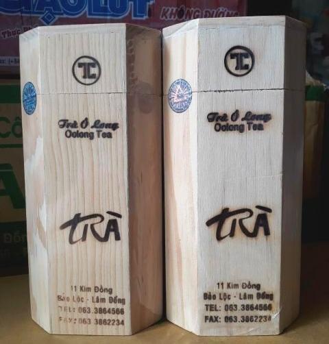 TRÀ Ô LONG - OOLONG TÂM CHÂU HỘP GỖ 100G