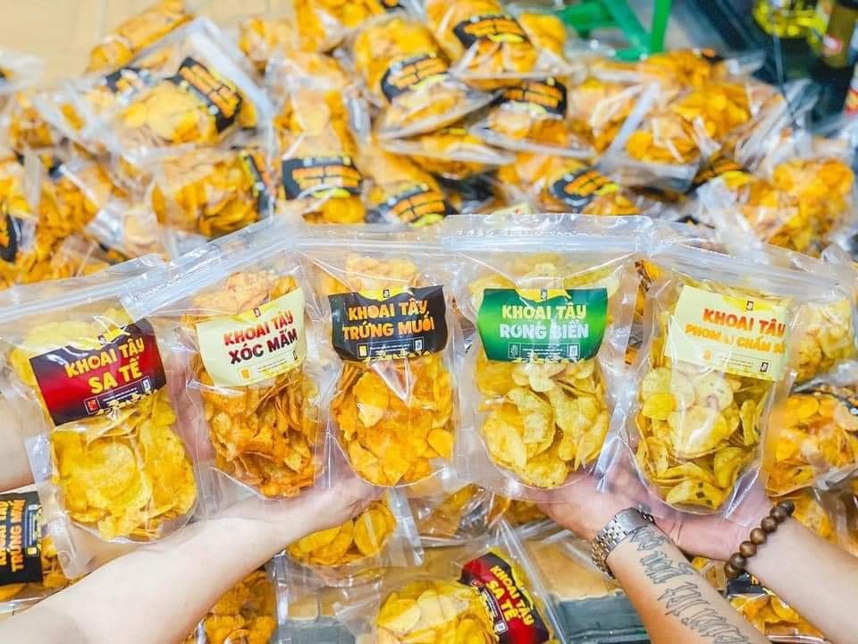 Snack khoai tây vị rong biển