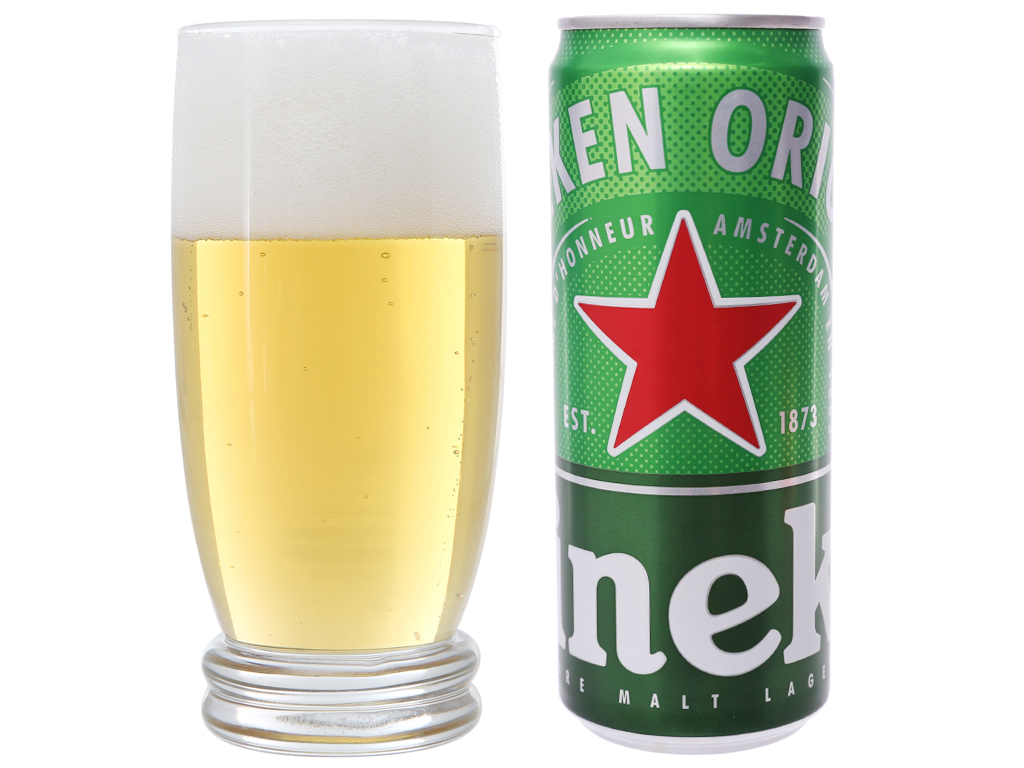 Thùng 24 lon bia Heineken  330ml (lon cao)