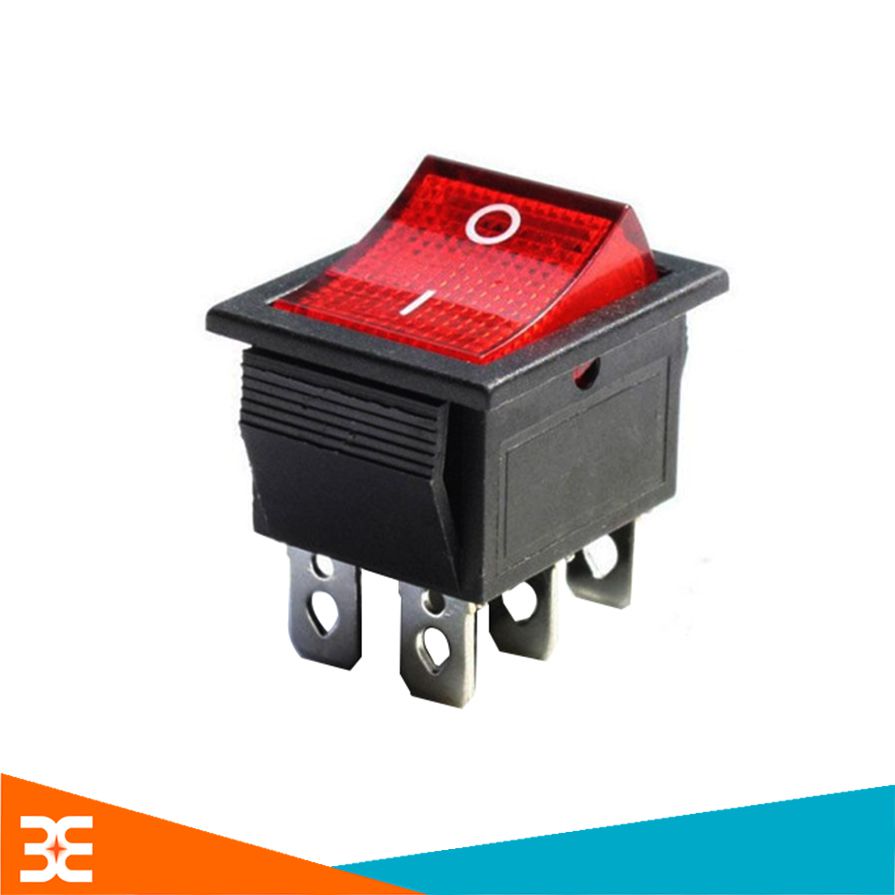 Bộ 2 Công Tắc Bập Bênh KCD4 - 16A/250V 20A 125V 6Pin
