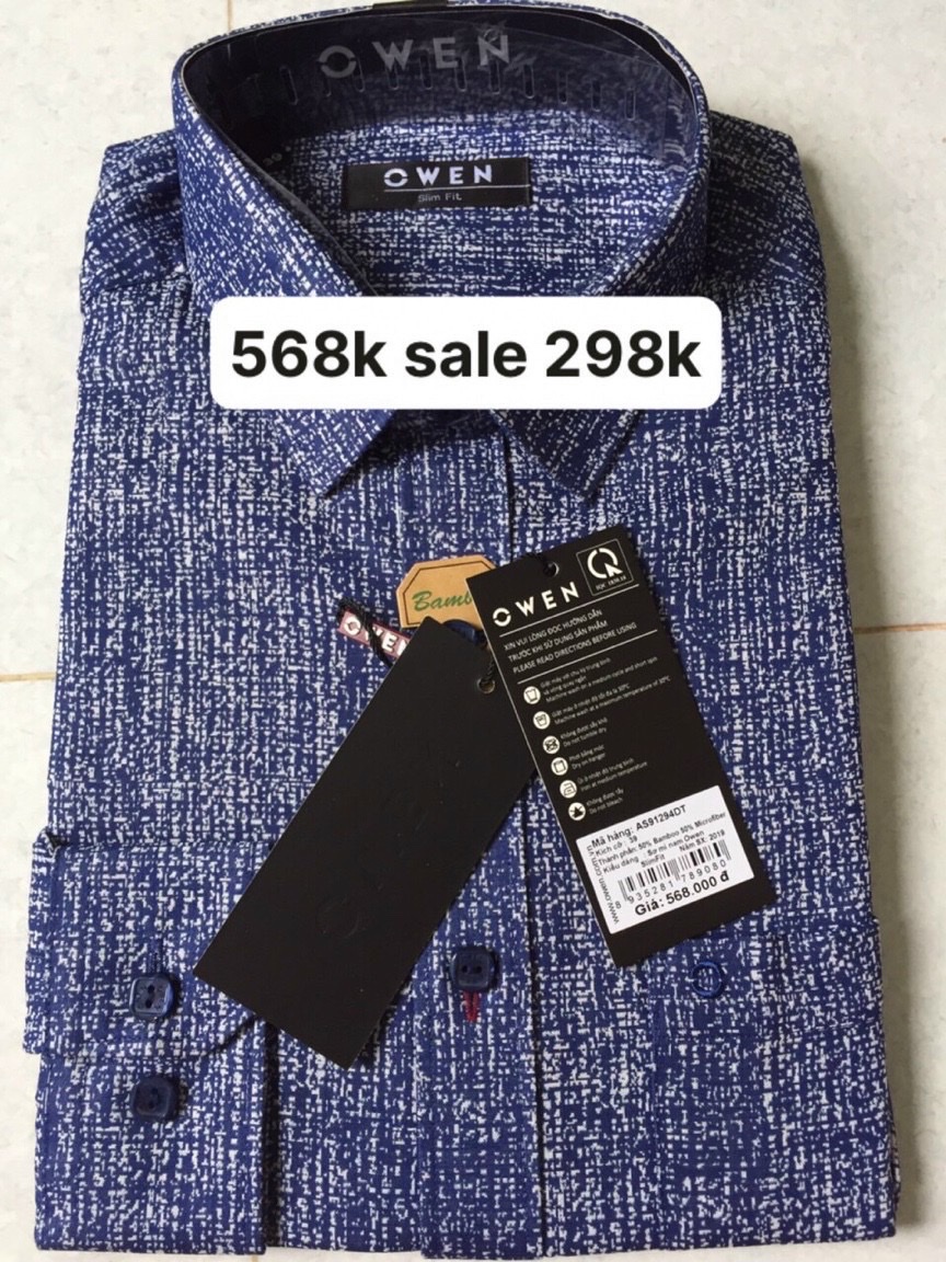Aó sơ mi owen cao cấp 568k sale 298k