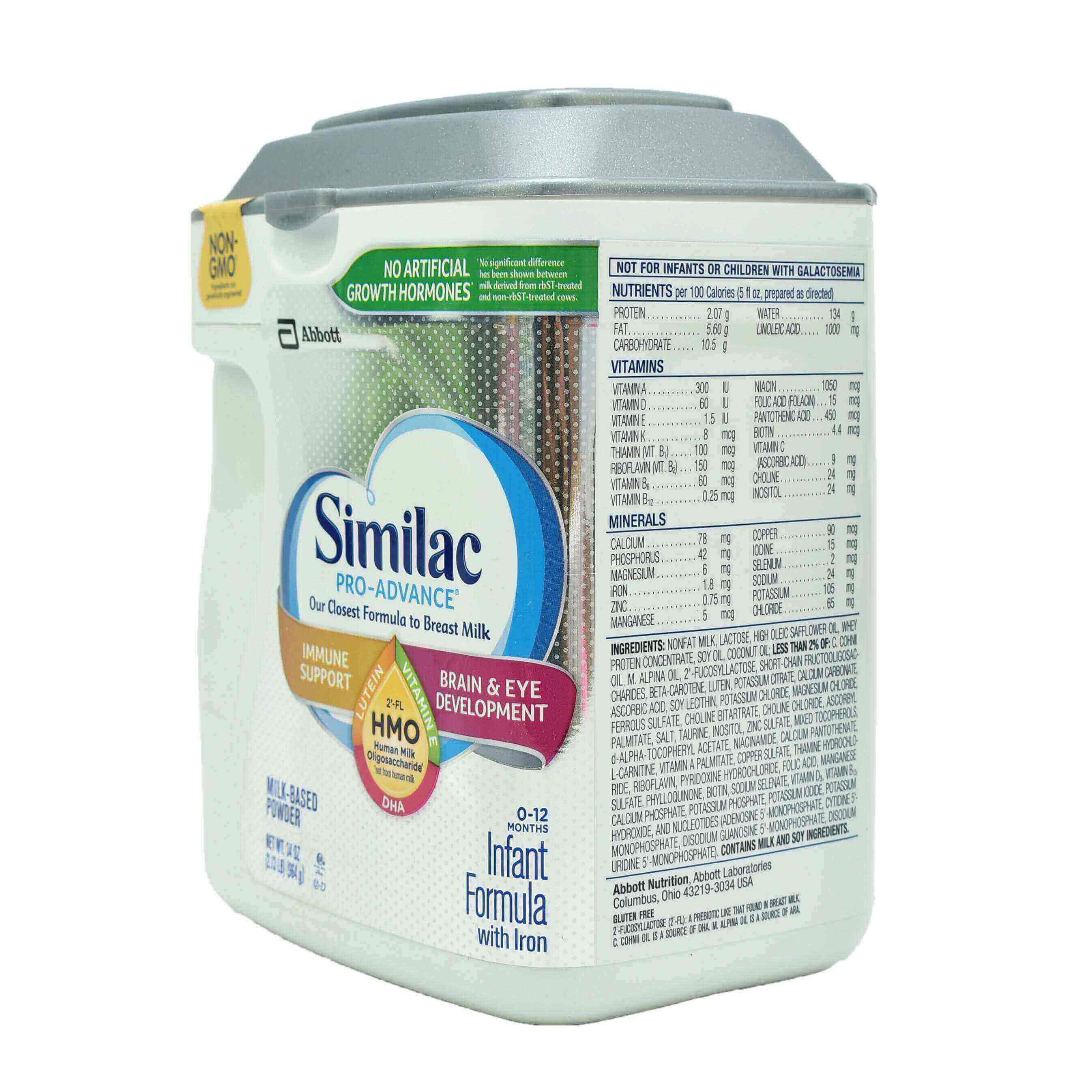 SỮA BỘT SIMILAC PRO-ADVANCE HMO NON-GMO MỸ 964G (Date 4.2022)