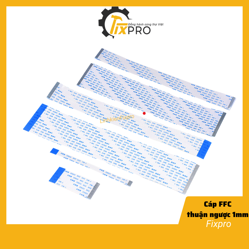Cáp ffc 10p-40p thuận 1mm dài 20cm - fixpro