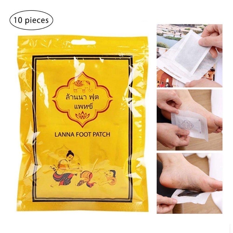 MIẾNG DÁN THẢI ĐỘC CHÂN THÁI LAN 10 miếng