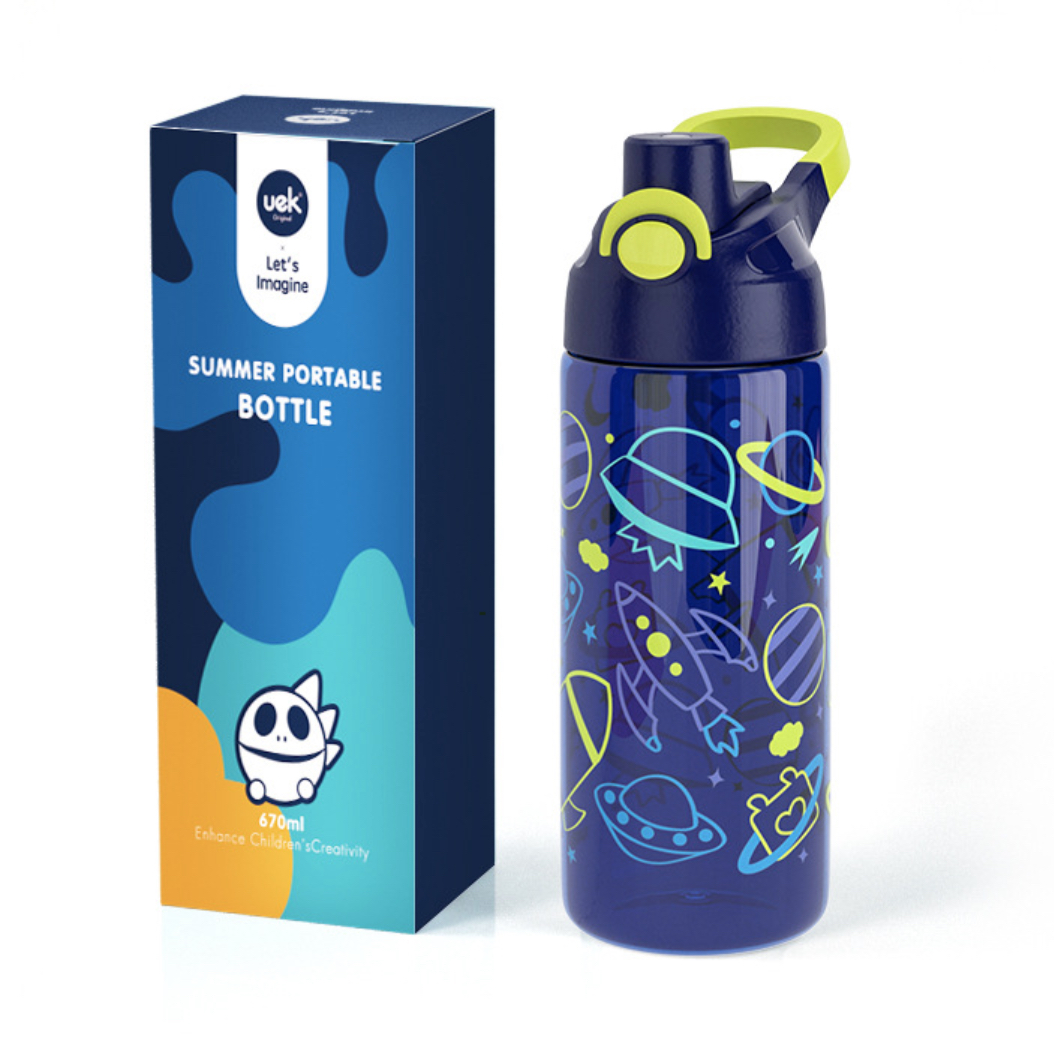 Bình Nước Cho Bé UEK Cao Cấp 460/670ml