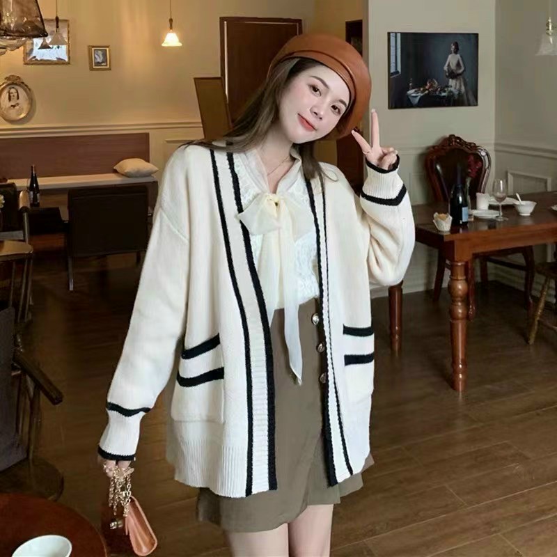 Áo khoác len cardigan hàng Qc(ảnh thật+video)